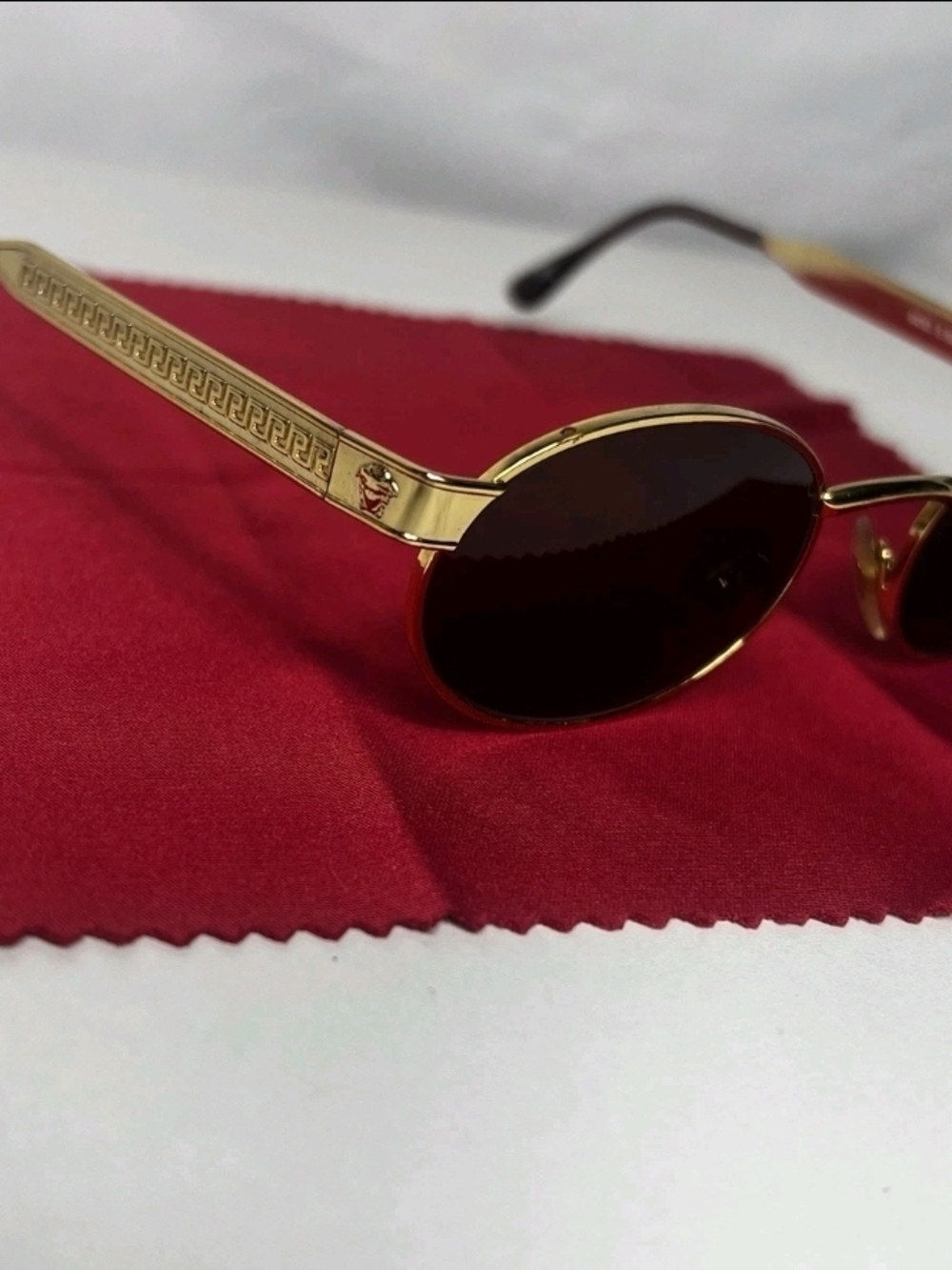 Gianni Versace Gold Frame Sunglasses Vintage Mod. S58 - Col. 16 M - Rare